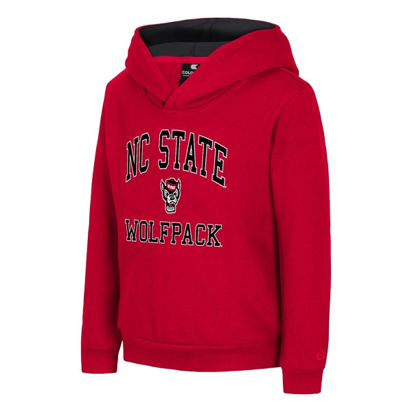 Red Toddler Fleece Hoodie - NC Stat